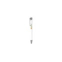 Variante blanc - Stylo bille personnalisable en aluminium recyclé avec logo