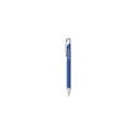 Variante bleu foncé - Stylo à bille personnalisable en aluminium avec logo - Ebony Soft Touch