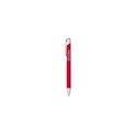 Variante rouge - Stylo à bille personnalisable en aluminium avec logo - Ebony Soft Touch