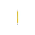Variante jaune - Stylo à bille personnalisable en aluminium avec logo - Ebony Soft Touch