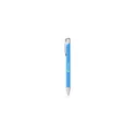 Variante bleu clair - Stylo à bille personnalisable en aluminium avec logo - Ebony Soft Touch