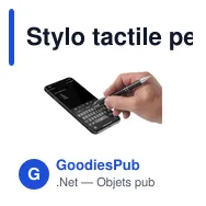 Stylo tactile personnalisable Ebony Touch avec logo - Miniature 12