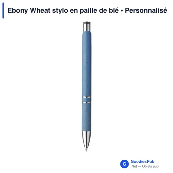 Stylo à bille personnalisable en paille de blé avec logo - Image 12