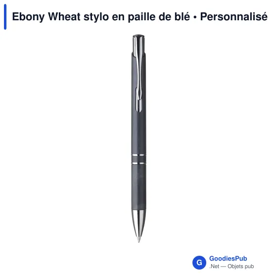 Stylo à bille personnalisable en paille de blé avec logo - Image 10