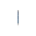 Variante bleu - Stylo à bille personnalisable en paille de blé avec logo