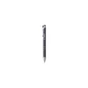 Variante noir - Stylo à bille personnalisable en paille de blé avec logo