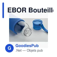 EBOR Bouteille verre recyclé 500 ml - Miniature 11