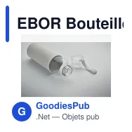 EBOR Bouteille verre recyclé 500 ml - Miniature 8