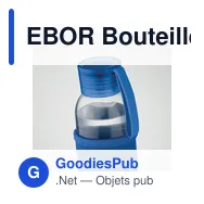 EBOR Bouteille verre recyclé 500 ml - Miniature 10