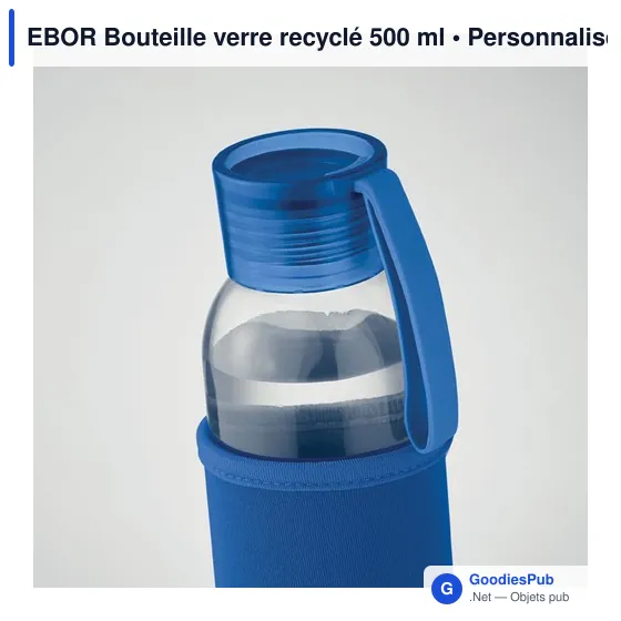 EBOR Bouteille verre recyclé 500 ml - Image 10