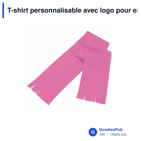 T-shirt personnalisable avec logo pour entreprise - modèle Lyra