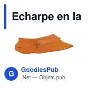 Écharpe personnalisable en laine polaire Maddison avec logo - Miniature 3