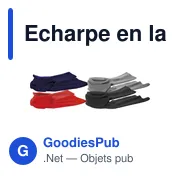 Écharpe personnalisable en laine polaire Maddison avec logo - Miniature 6