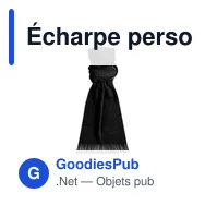 Écharpe personnalisable en polaire avec logo - Écharpe Polar - Miniature 1