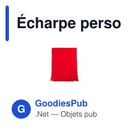 Écharpe personnalisable en polaire avec logo - Écharpe Polar - Miniature 12