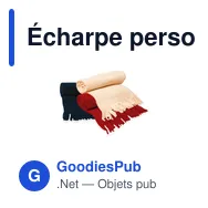Écharpe personnalisable en polaire avec logo - Écharpe Polar - Miniature 5
