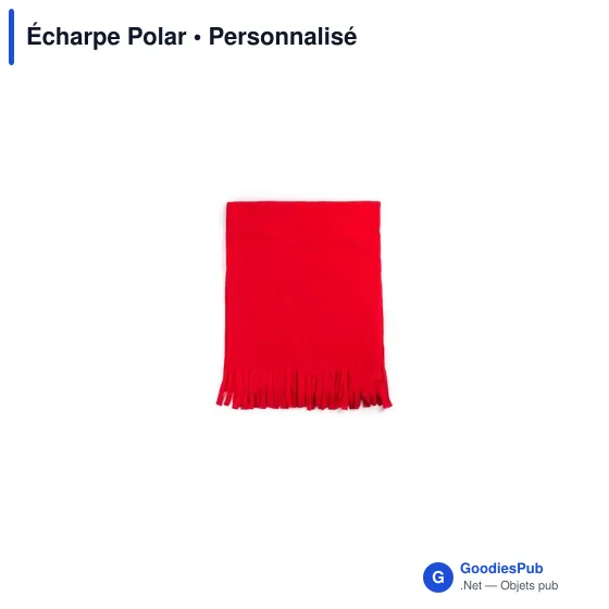 Écharpe personnalisable en polaire avec logo - Écharpe Polar - Image 6