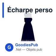 Écharpe personnalisable en polaire avec logo - Écharpe Polar - Miniature 7