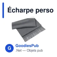 Écharpe personnalisable en polaire avec logo - Écharpe Polar - Miniature 9