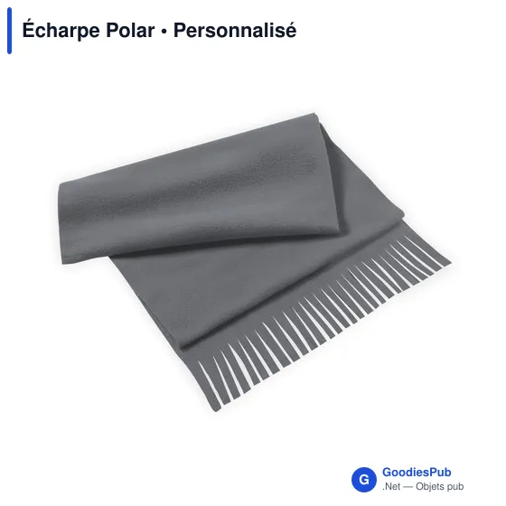 Écharpe personnalisable en polaire avec logo - Écharpe Polar - Image 9