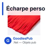 Écharpe personnalisable en polaire avec logo - Écharpe Polar - Miniature 10