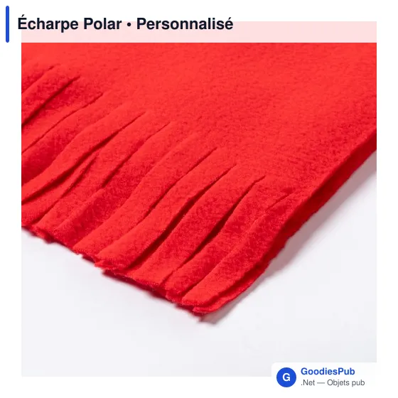 Écharpe personnalisable en polaire avec logo - Écharpe Polar - Image 10
