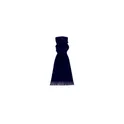 Variante bleu marine - Écharpe personnalisable en polaire avec logo - Écharpe Polar