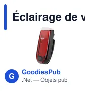 Éclairage de vélo, avertisseur Hama - Miniature 1