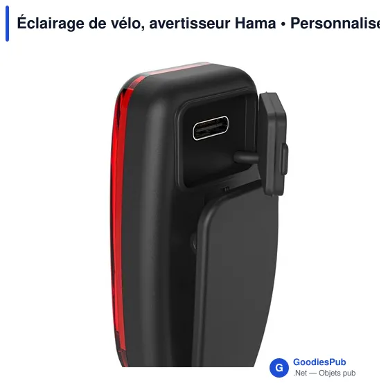 Éclairage de vélo, avertisseur Hama - Image 2
