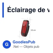 Éclairage de vélo, avertisseur Hama - Miniature 5