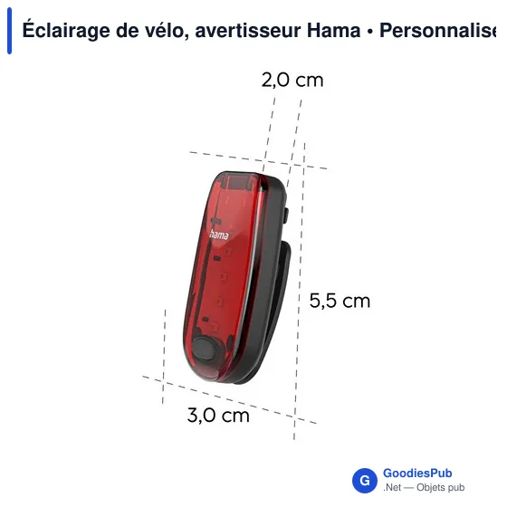 Éclairage de vélo, avertisseur Hama - Image 5