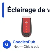 Éclairage de vélo, avertisseur Hama - Miniature 6