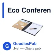 Porte-documents A4 personnalisable en liège avec logo - Eco Conference - Miniature 1