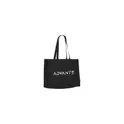 Variante noir - Sac shopping personnalisable ECO Shopper en coton biologique - logo