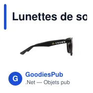 Lunettes de soleil personnalisables en paille de blé avec logo - Miniature 2