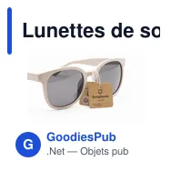 Lunettes de soleil personnalisables en paille de blé avec logo - Miniature 11