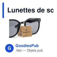 Lunettes de soleil personnalisables en paille de blé avec logo - Miniature 3