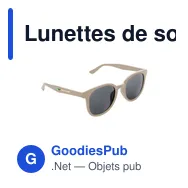 Lunettes de soleil personnalisables en paille de blé avec logo - Miniature 8