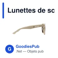 Lunettes de soleil personnalisables en paille de blé avec logo - Miniature 9