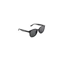 Variante noir - Lunettes de soleil personnalisables en paille de blé avec logo