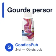 Gourde personnalisable EcoBottle 650 ml avec logo - d'origine végétale - Miniature 1