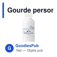 Gourde personnalisable EcoBottle 650 ml avec logo - d'origine végétale - Miniature 2
