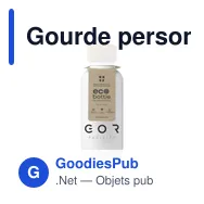 Gourde personnalisable EcoBottle 650 ml avec logo - d'origine végétale - Miniature 9