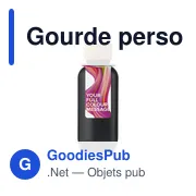 Gourde personnalisable EcoBottle 650 ml avec logo - d'origine végétale - Miniature 1