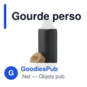 Gourde personnalisable EcoBottle 650 ml avec logo - d'origine végétale - Miniature 2