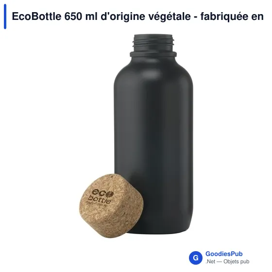 Gourde personnalisable EcoBottle 650 ml avec logo - d'origine végétale - Image 2