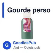 Gourde personnalisable EcoBottle 650 ml avec logo - d'origine végétale - Miniature 8