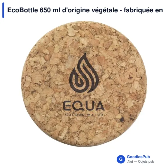 Gourde personnalisable EcoBottle 650 ml avec logo - d'origine végétale - Image 10