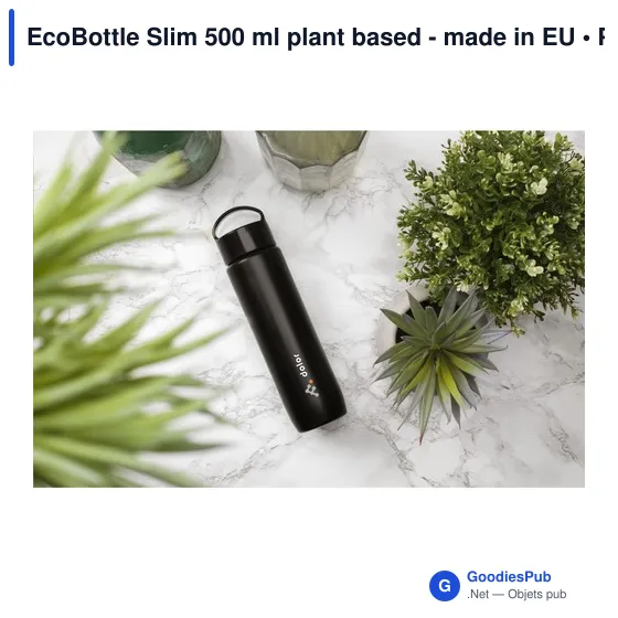 Gourde personnalisable EcoBottle Slim 500 ml avec logo - Image 12