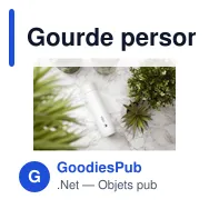 Gourde personnalisable EcoBottle Slim 500 ml avec logo - Miniature 4